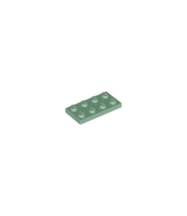 LEGO - Plaat 2 x 4 - Sand Green | N