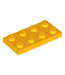 LEGO - Plaat 2 x 4 - Bright Light Orange | N - Thumbnail