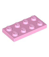 LEGO - Plaat 2 x 4 - Bright Pink | N - Thumbnail