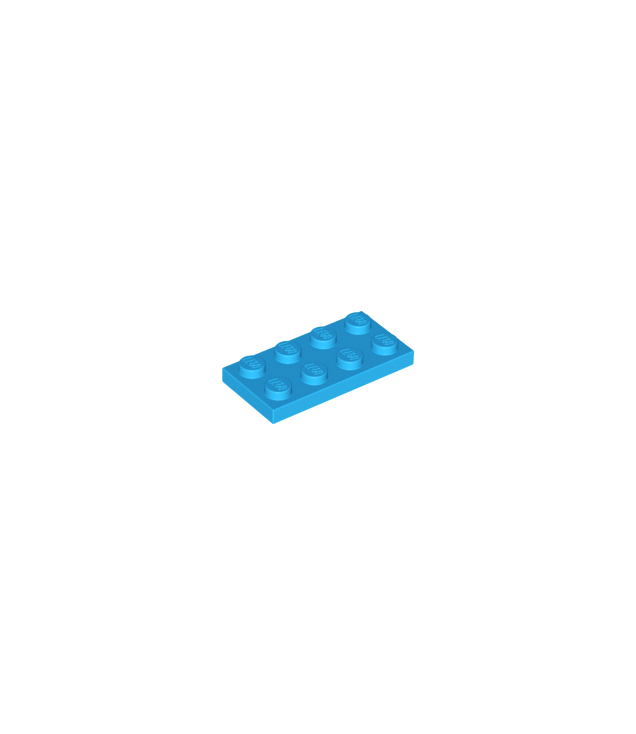 LEGO - Plaat 2 x 4 - Dark Azure | N
