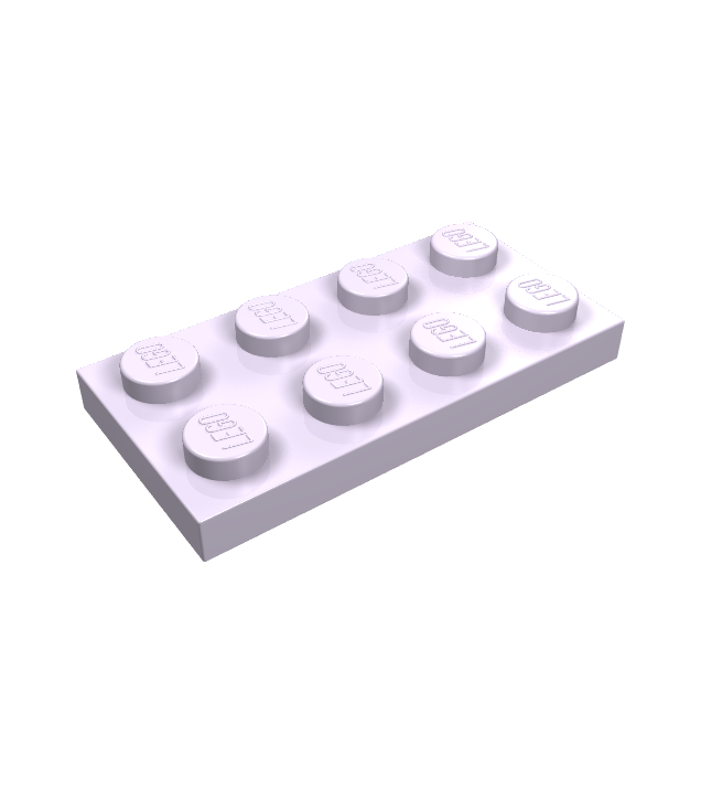 LEGO - Plaat 2 x 4 - Lavender | N