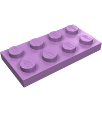 LEGO - Plaat 2 x 4 - Medium Lavender | N - Thumbnail