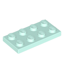 LEGO - Plaat 2 x 4 - Light Aqua | N - Thumbnail