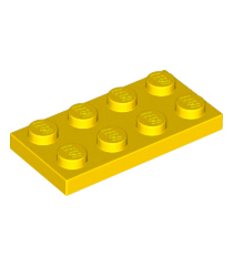 LEGO - Plaat 2 x 4 - Yellow | N - Thumbnail