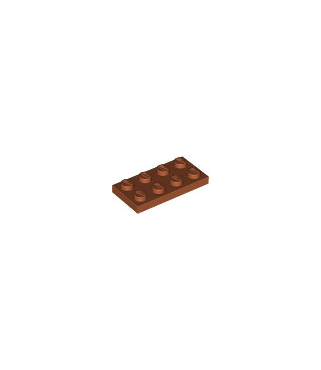 LEGO - Plaat 2 x 4 - Dark Orange | N