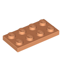 LEGO - Plaat 2 x 4 - Nougat | N - Thumbnail
