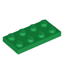 LEGO - Plaat 2 x 4 - Green | N - Thumbnail
