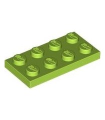 LEGO - Plaat 2 x 4 - Lime | N - Thumbnail