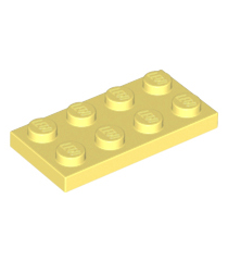 LEGO - Plaat 2 x 4 - Bright Light Yellow | N - Thumbnail