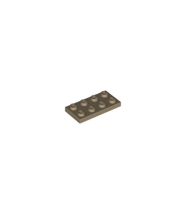 LEGO - Plaat 2 x 4 - Dark Tan | N