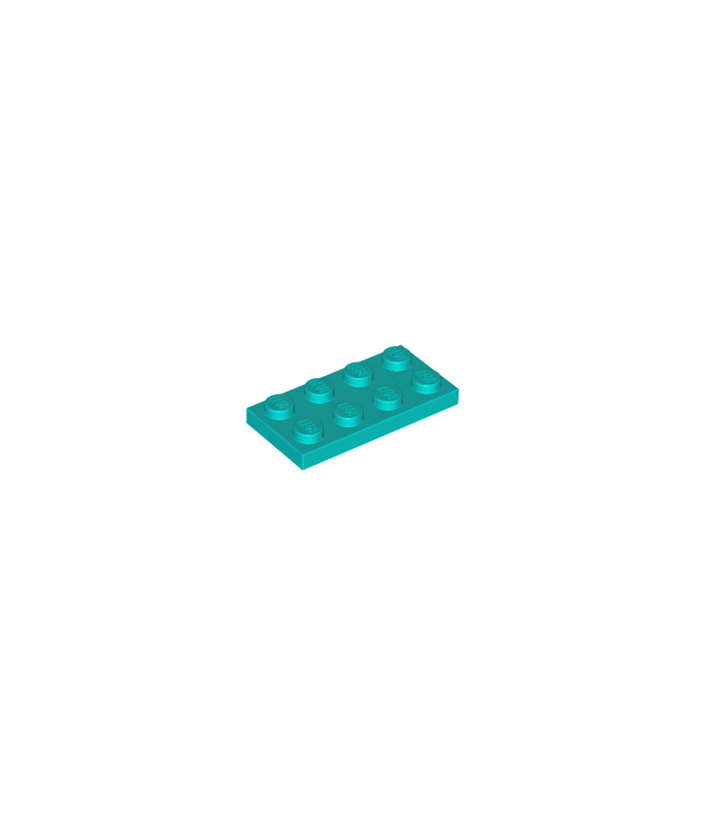 LEGO - Plaat 2 x 4 - Dark Turquoise | N