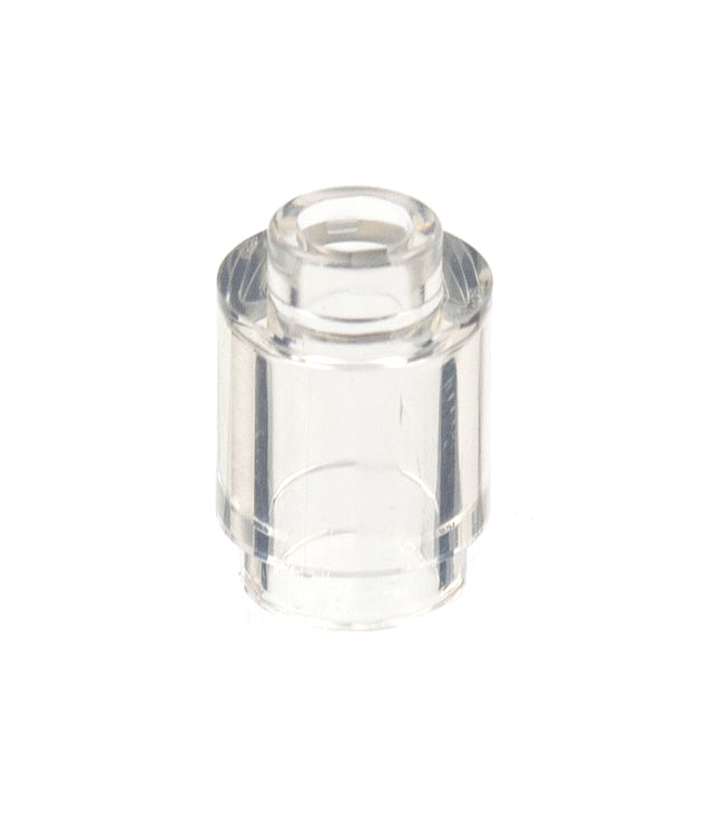LEGO - Steen, rond 1 x 1 - Trans-Clear | N