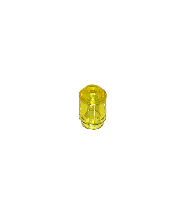 LEGO - Steen, rond 1 x 1 - Trans-Yellow | N