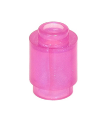 LEGO - Steen, rond 1 x 1 - Satin Trans-Dark Pink | N - Thumbnail