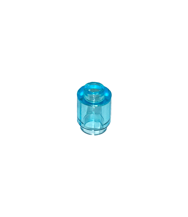 LEGO - Steen, rond 1 x 1 - Trans-Light Blue | N