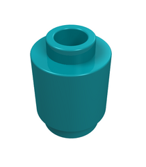 LEGO - Steen, rond 1 x 1 - Dark Turquoise | N - Thumbnail