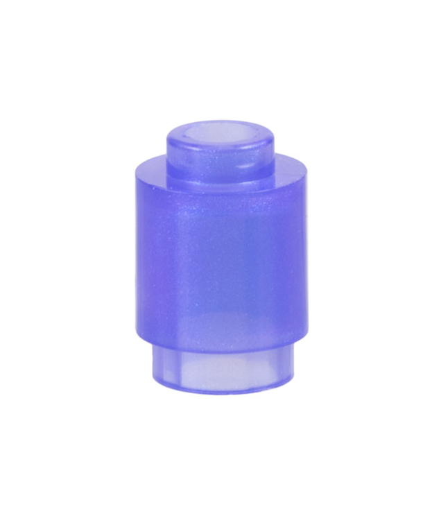 LEGO - Steen, rond 1 x 1 - Satin Trans-Purple | N