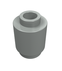 LEGO - Steen, rond 1 x 1 - Light Gray | N - Thumbnail