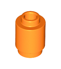 LEGO - Steen, rond 1 x 1 - Orange | N - Thumbnail