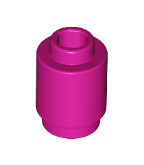 LEGO - Steen, rond 1 x 1 - Magenta | N - Thumbnail