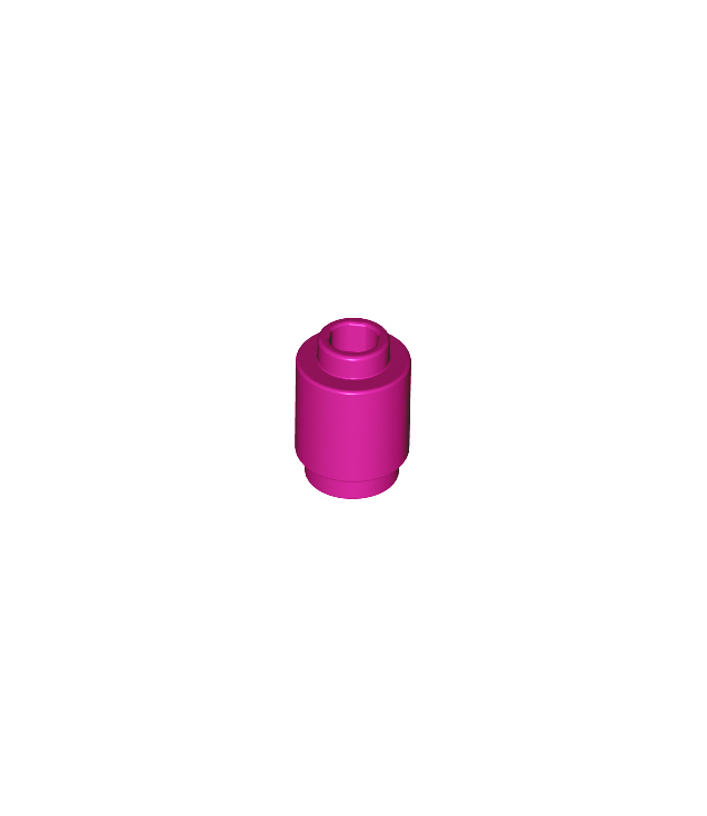 LEGO - Steen, rond 1 x 1 - Magenta | N