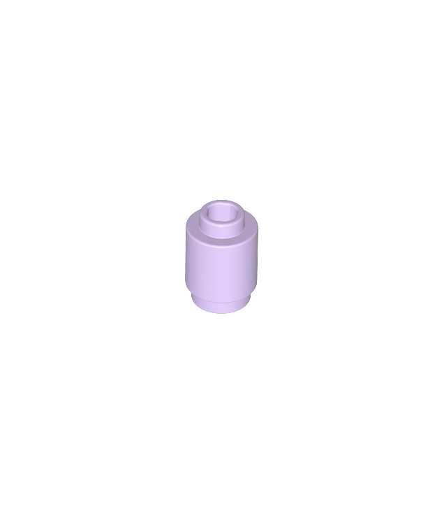 LEGO - Steen, rond 1 x 1 - Lavender | N