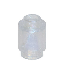 LEGO - Steen, rond 1 x 1 - Satin Trans-Clear | N - Thumbnail