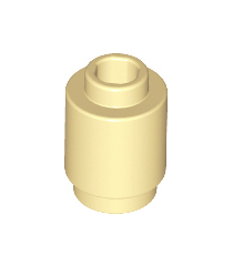 LEGO - Steen, rond 1 x 1 - Tan | N - Thumbnail