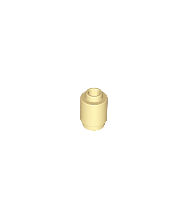 LEGO - Steen, rond 1 x 1 - Tan | N
