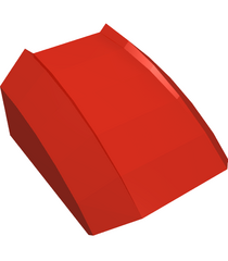 LEGO - Helling, gebogen 2 x 2 met rand - Red | N - Thumbnail