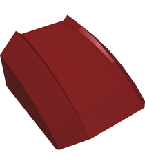 LEGO - Helling, gebogen 2 x 2 met rand - Dark Red | N - Thumbnail