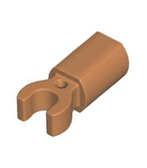 LEGO - Staafhouder met clip - Medium Nougat | N - Thumbnail