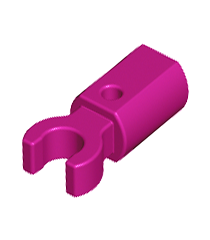 LEGO - Staafhouder met clip - Magenta | N - Thumbnail
