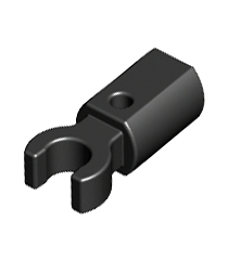 LEGO - Staafhouder met clip - Black | N - Thumbnail
