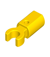 LEGO - Staafhouder met clip - Yellow | N - Thumbnail