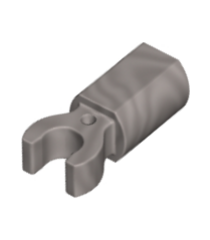 LEGO - Staafhouder met clip - Flat Silver | N - Thumbnail