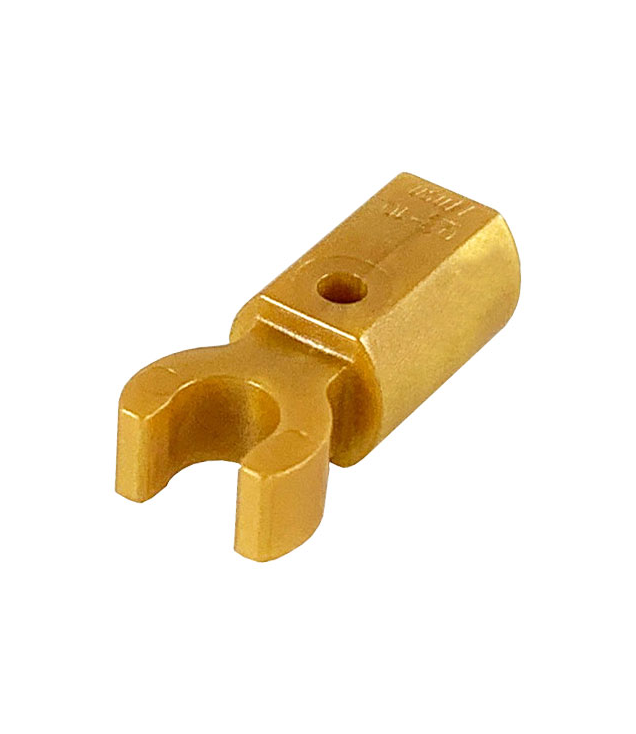 LEGO - Staafhouder met clip - Pearl Gold | N