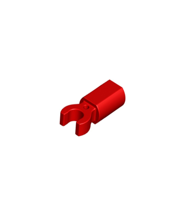 LEGO - Staafhouder met clip - Red | N