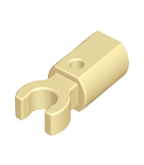 LEGO - Staafhouder met clip - Tan | N - Thumbnail