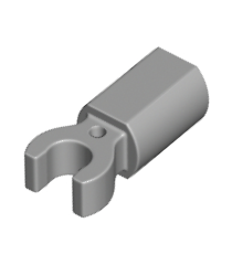 LEGO - Staafhouder met clip - Light Bluish Gray | N - Thumbnail