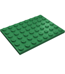 LEGO - Plaat 6 x 8 - Green | N - Thumbnail