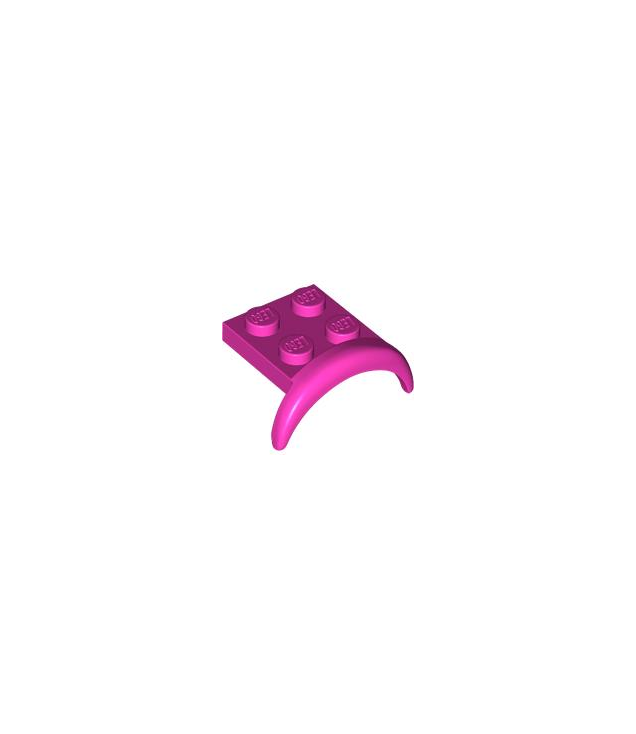 LEGO - Voertuig, spatbord 3 x 3 x 1 met ronde boog - Dark Pink | N