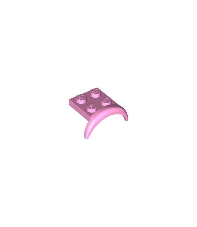 LEGO - Voertuig, spatbord 3 x 3 x 1 met ronde boog - Bright Pink | N