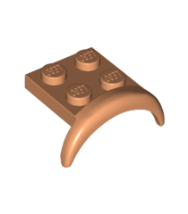 LEGO - Voertuig, spatbord 3 x 3 x 1 met ronde boog - Nougat | N - Thumbnail