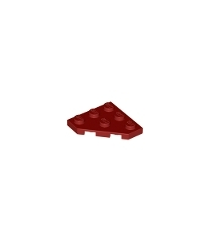 LEGO - Wig, plaat 3 x 3 met afgesneden hoek - Dark Red | N - Thumbnail