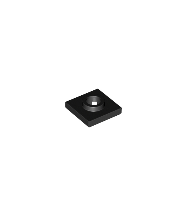 LEGO - Draaiplateau 2 x 2 vierkante basis - Black | N