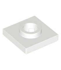 LEGO - Draaiplateau 2 x 2 vierkante basis - White | N - Thumbnail