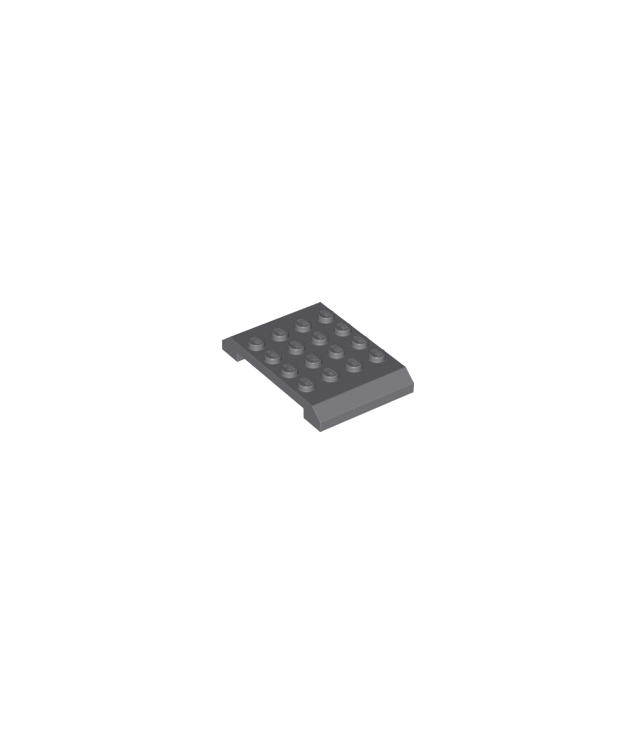 LEGO - Wig 4 x 6 x 2/3 dubbel - Dark Bluish Gray | N