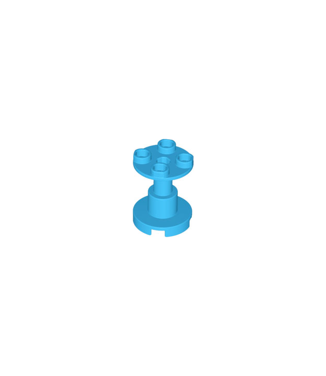 LEGO - Steun 2 x 2 x 2 standaard met volledig gat - Dark Azure | N