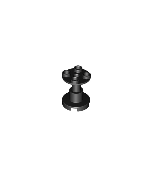 LEGO - Steun 2 x 2 x 2 standaard met volledig gat - Black | N